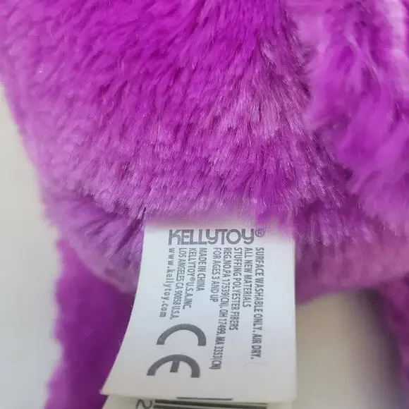 Kelly Toy Kuddle Me 17" Purple Bear Plush  33126-2PL6 - Picture 4 of 6